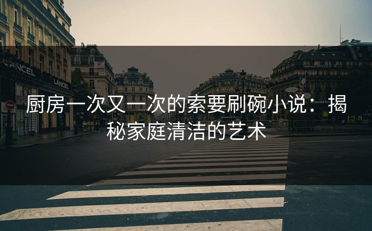 厨房一次又一次的索要刷碗小说:揭秘家庭清洁的艺术 厨房一次又一次的索要刷碗小说:揭秘家庭清洁的艺术